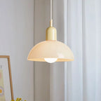 Lampa wisząca retro kopułowa LED