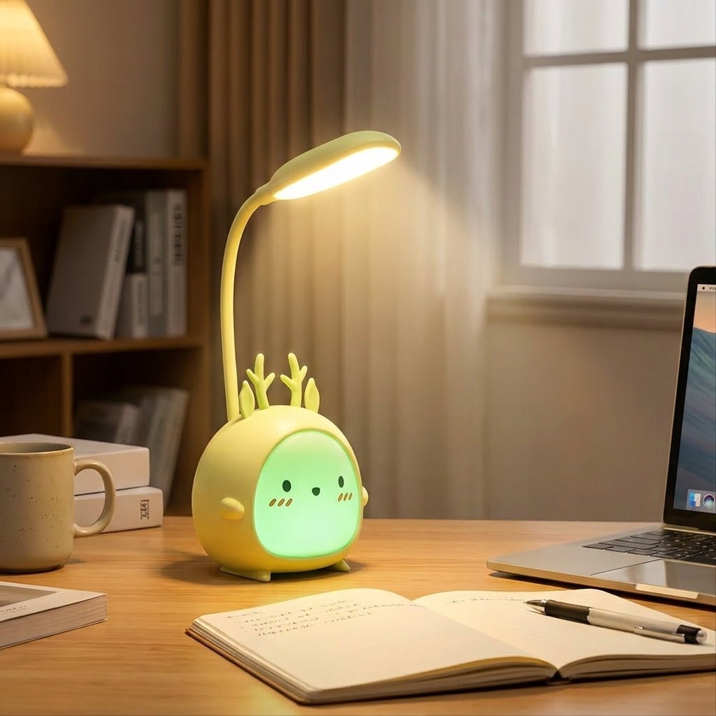 Lampka biurkowa LED do czytania z elastyczną szyjką zasilana USB