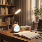 Lampka biurkowa LED do czytania z elastyczną szyjką zasilana USB