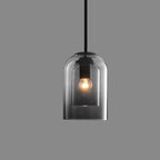 Lampa wisząca nowoczesna kopułowa LED do sypialni