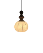 Lampa wisząca boho kokon żłobkowana nowoczesna