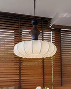 Lampa wisząca boho kokon żłobkowana nowoczesna