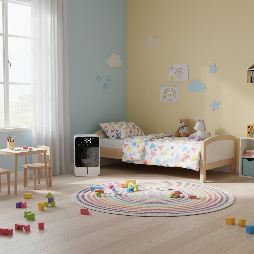 Osuszacz powietrza mini LED biurkowy z dotykowym panelem