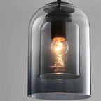 Lampa wisząca nowoczesna kopułowa LED do sypialni