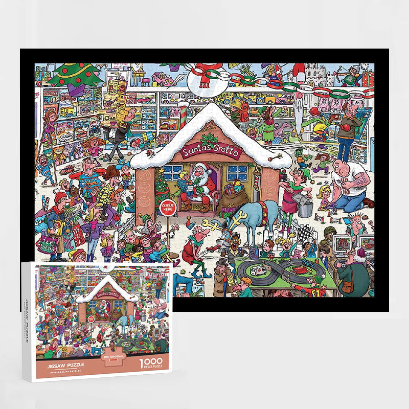 Weihnachtsbaum Shop Jigsaw Puzzle (Keine Blind Box)