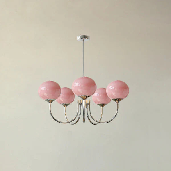 Żyrandol LED kule retro nowoczesny