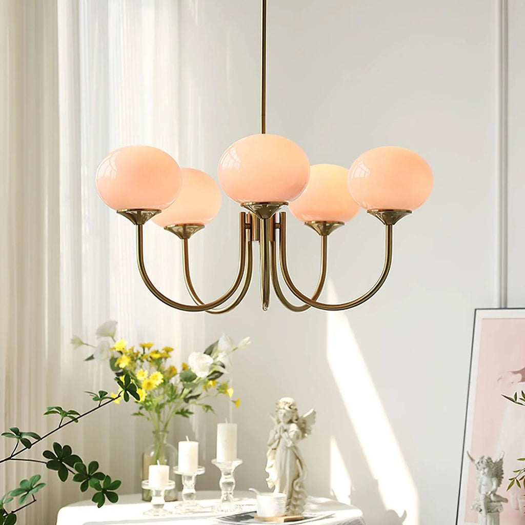 Żyrandol LED kule retro nowoczesny