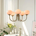 Żyrandol LED kule retro nowoczesny