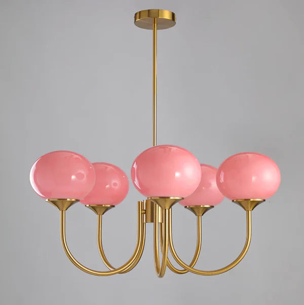 Żyrandol LED kule retro nowoczesny